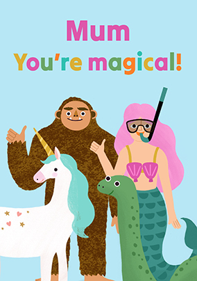 Mum You're Magical Mother's Day Card