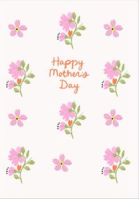 Tap to view Cath Kidston Pink Flower Print Mother's Day Card