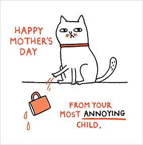 Happy Mother's Day from your Most Annoying Child Card