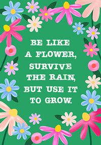 Tap to view Like a Flower Support Card