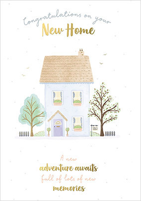 New Adventure And Memories New Home Card