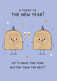 Tap to view A Toast to the New Year Card