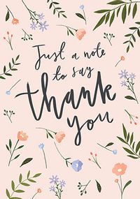 Tap to view Just to Say Thank You Floral Card