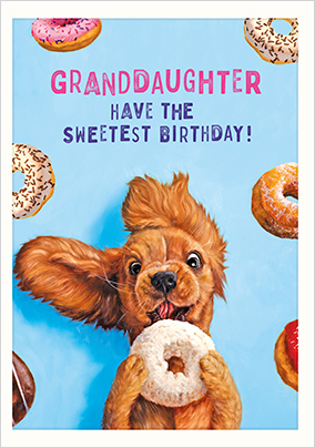 Granddaughter Sweetest Birthday Card