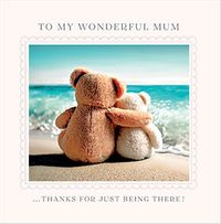 Tap to view Thanks For Being There Mum Square Mother's Day Card