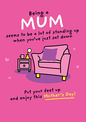 Lot Of Standing Up Mother's Day Card