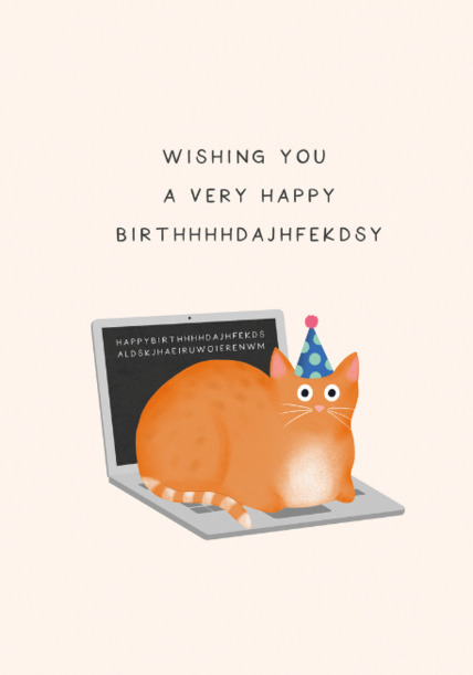 Happy Birthhhhdajhfekdsy Card