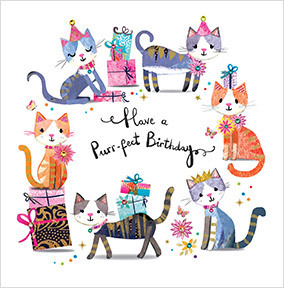 Have a Purrfect Birthday Card