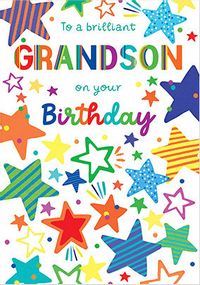 Tap to view Brilliant Grandson Birthday Card