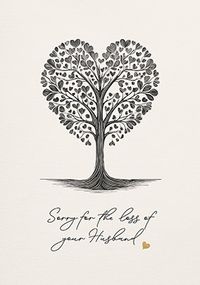 Tap to view Sorry for the loss of your Husband Sympathy Card