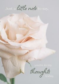 Tap to view Photographic Floral Thinking of You Card