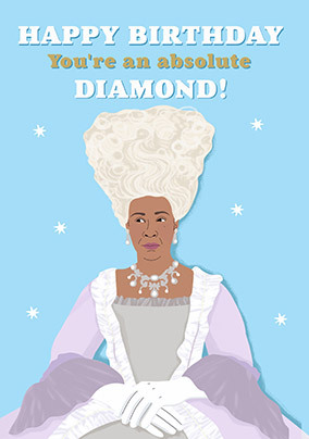 Absolute Diamond Happy Birthday Card