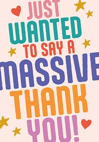 Tap to view Massive Thank You Card