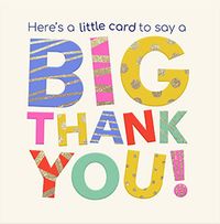 Tap to view Little Big Thank You Card