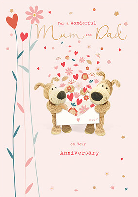 Boofle - Mum And Dad Happy Anniversary Card