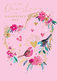 Tap to view Lovebirds Valentine's Day Card for One I Love