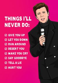 Tap to view Things I'll Never Do Anniversary Card