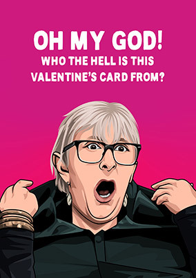 Oh My God Linda The Traitors Spoof Valentine's Day Card