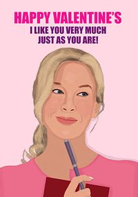 Tap to view I Like You Just As You Are Bridget Jones Spoof Valentine's Day Card