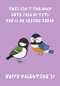 Tap to view Cute Tits Valentine's Day Card