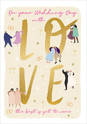 On Your Wedding Day with Love Card