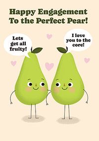Tap to view Perfect Pear Engagement Congratulations Card