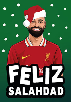 Feliz Salahad Football Spoof Christmas Card