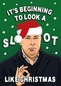 Tap to view It's Beginning To Look A Slot Like Christmas Football Spoof Card