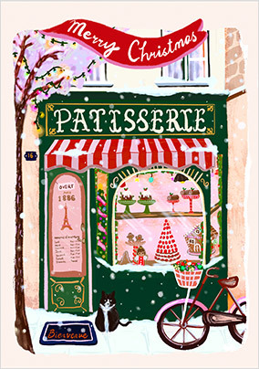 Patisserie Christmas Card