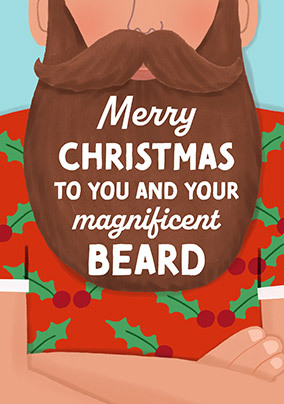 Merry Christmas to you and your Beard Card