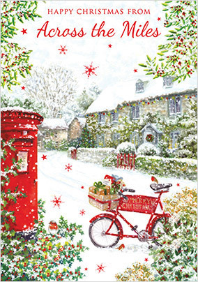 Across the Miles Christmas Street Card