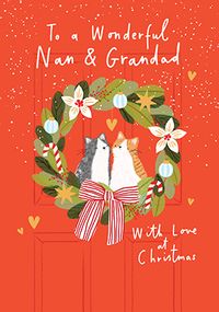 Tap to view Wonderful Nan and Grandad Christmas Cats Card