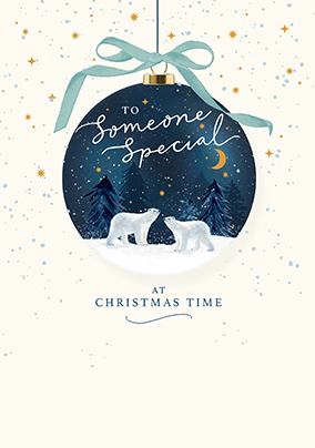 Someone Special Polar Bears Christmas Card