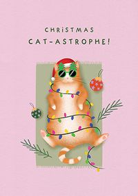 Tap to view Cat-astrophe Christmas Card