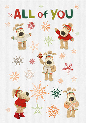 Boofle All Of You Christmas Card