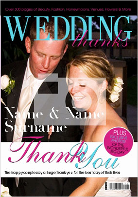 Spoof Magazine - Wedding Thanks