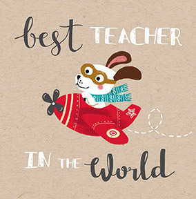 Best Teacher In The World Card