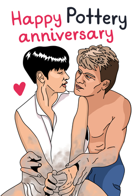 Happy Pottery Anniversary Card