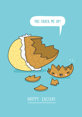 You Crack Me Up Easter Card