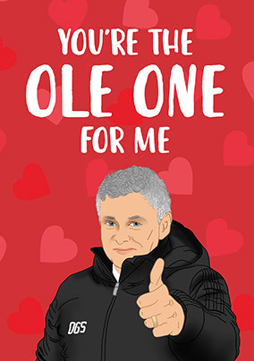 The One for Me Valentine's Day Card