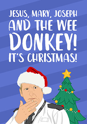 The Wee Donkey Christmas Card