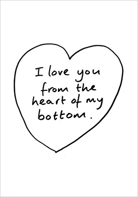 Heart Of My Bottom Card