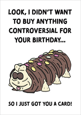 Not Controversial Birthday Card