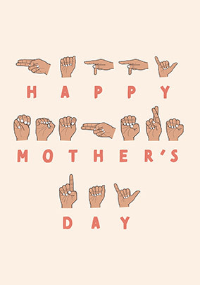 Sign Mother's Day Card