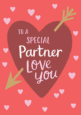 Special Partner Love You Valentine's Day Card