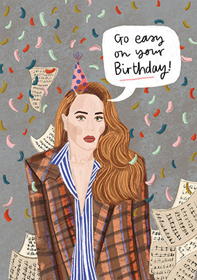 Go Easy on Your Birthday Card