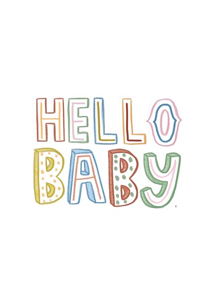 Hello Baby Card