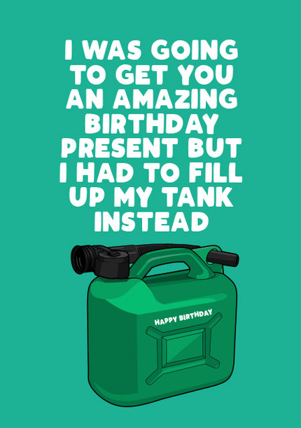 Had to Fill Up Birthday Card