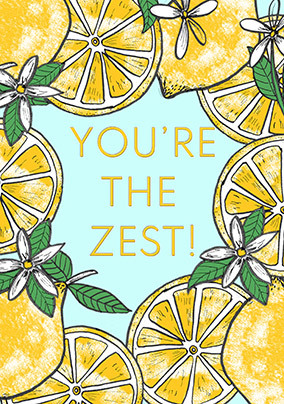 Lemon Zest Birthday Card