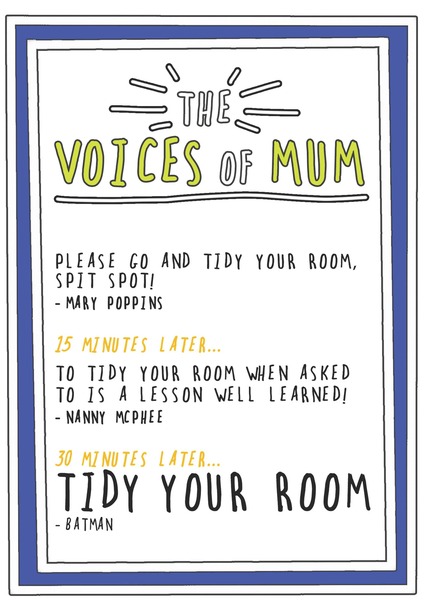 Voices Of Mum Mother's Day Card